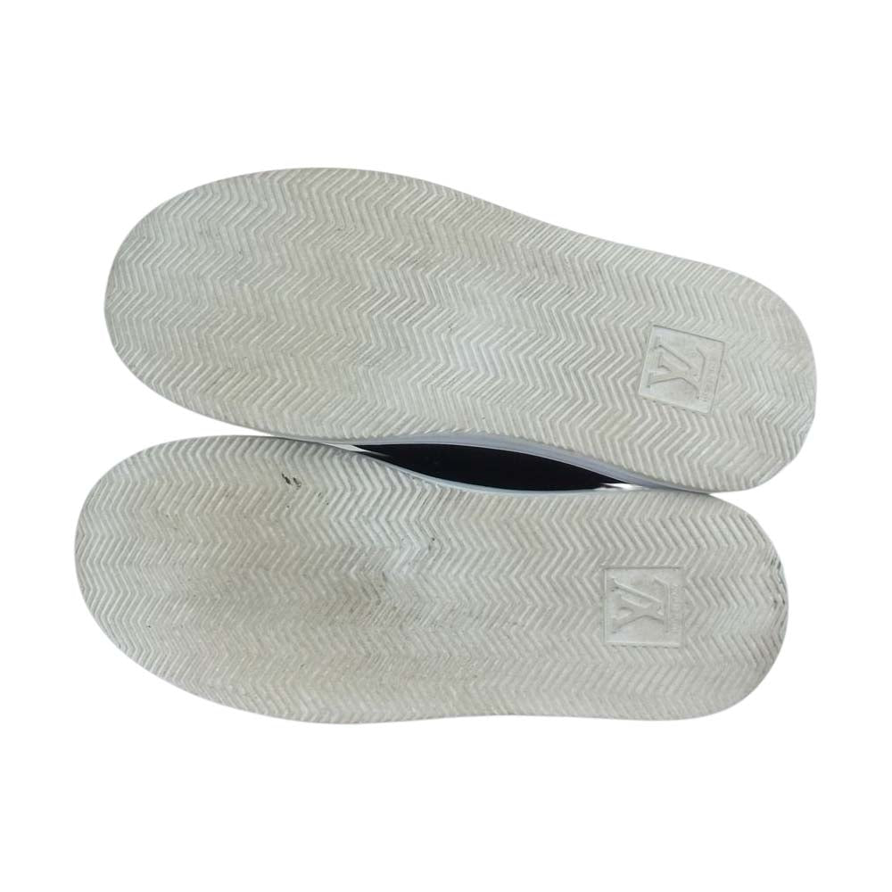 LOUIS VUITTON ルイ・ヴィトン モノグラム ビバリーヒルズ ライン スリッポン スニーカー ブラック系 7.5【中古】