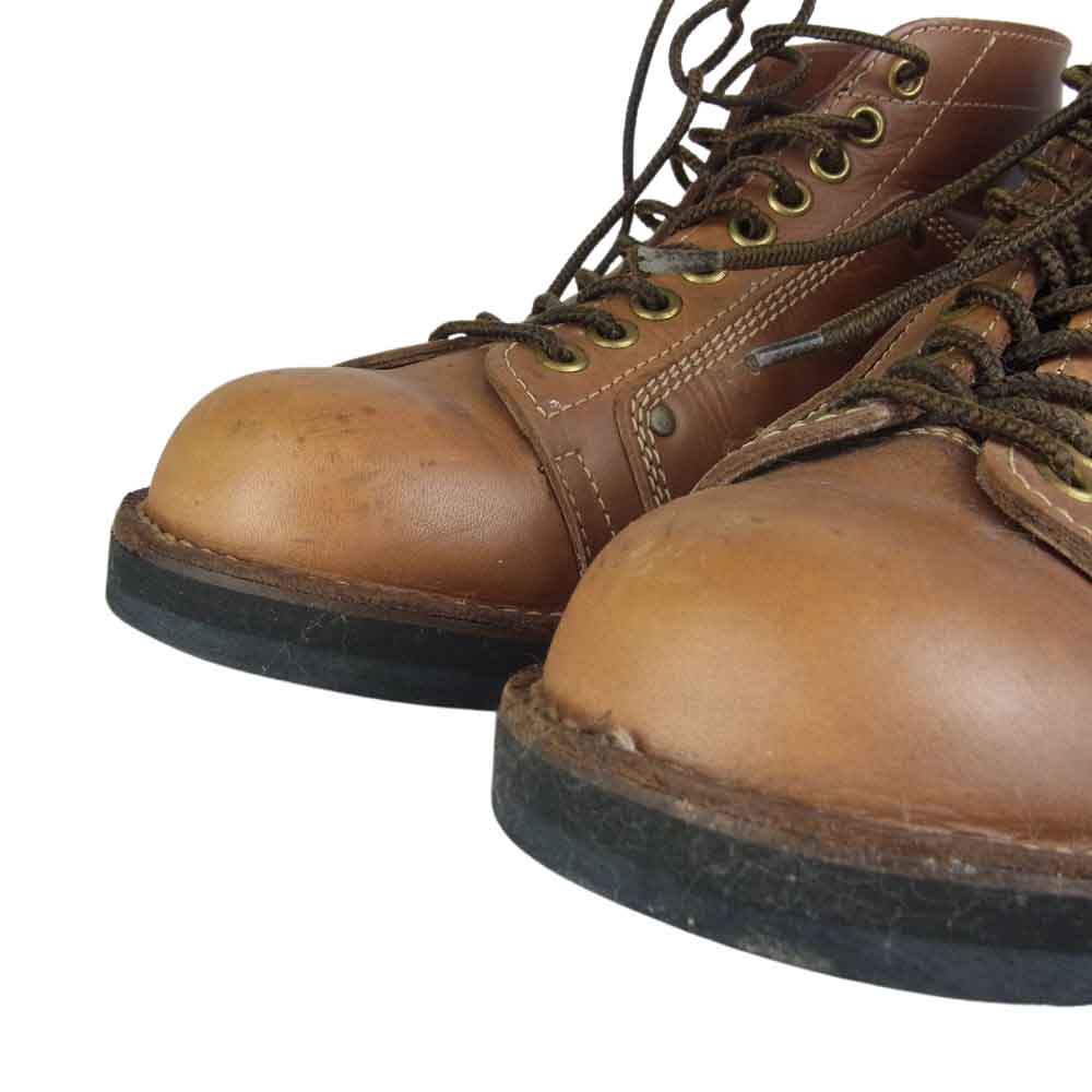 Danner ダナー HAWK ホーク 牛革 ミッド カット ワーク ブーツ ブラウン系 実寸27.0cm程度※サイズ表記無しの為【中古】