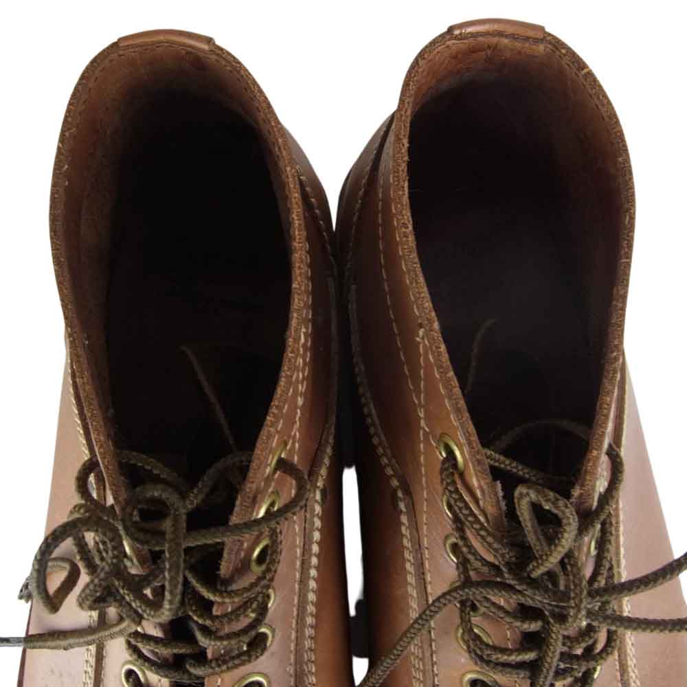 Danner ダナー HAWK ホーク 牛革 ミッド カット ワーク ブーツ ブラウン系 実寸27.0cm程度※サイズ表記無しの為【中古】