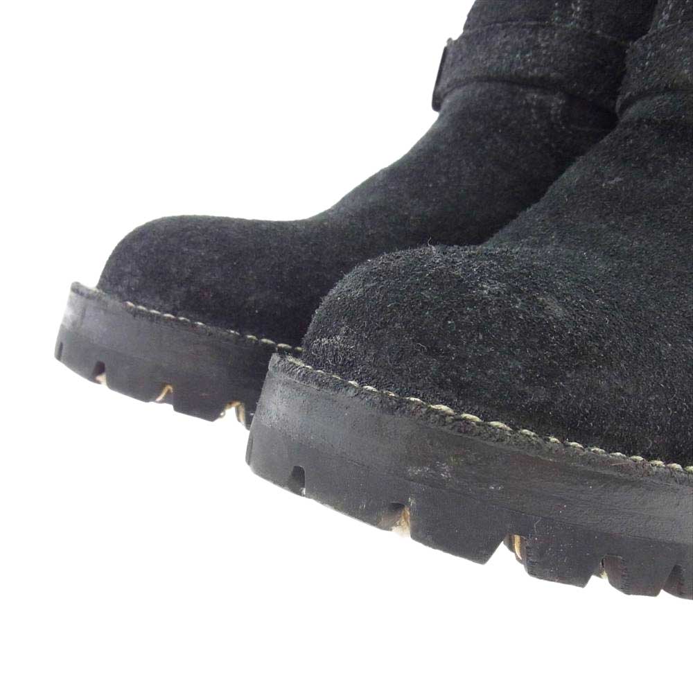 VIBERG ヴァイバーグ ブラックラフアウト レザー エンジニア ブーツ