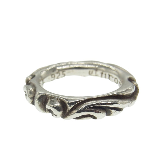 CHROME HEARTS クロムハーツ（原本無） SCRL BAND スクロール バンド リング シルバー系 11号【中古】