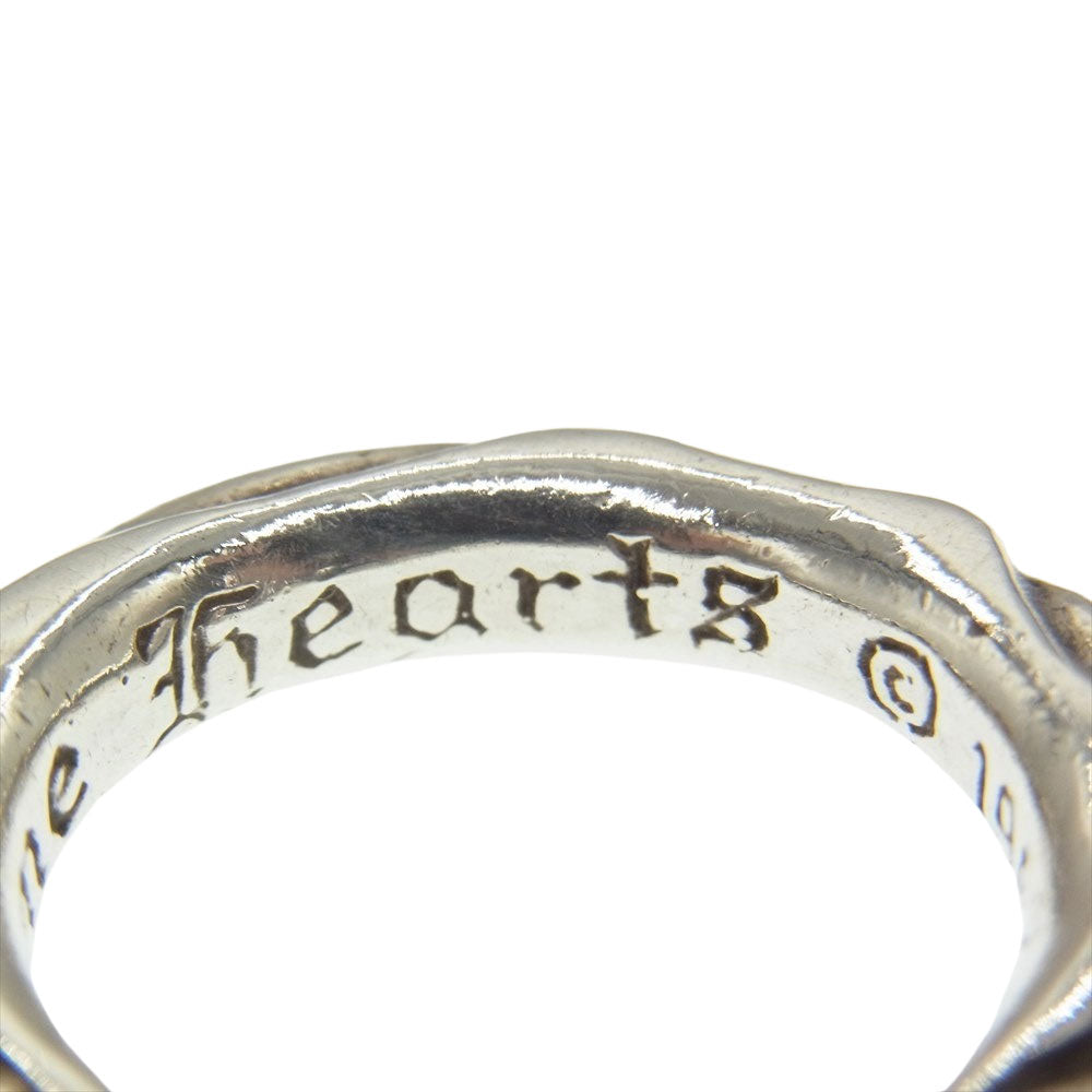 CHROME HEARTS クロムハーツ（原本無） SCRL BAND スクロール バンド リング シルバー系 11号【中古】