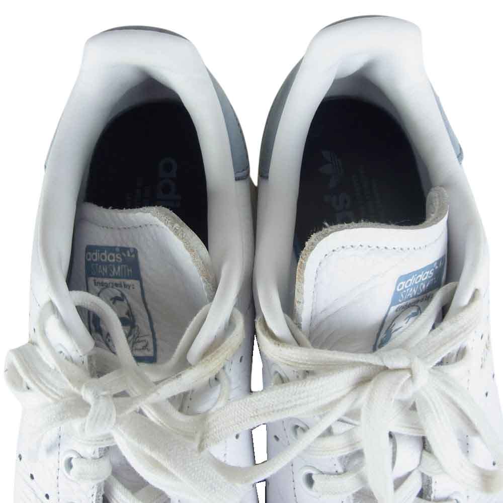 adidas アディダス 11001 STAN SMITH スタンスミス スニーカー ホワイト系 22.5cm【中古】