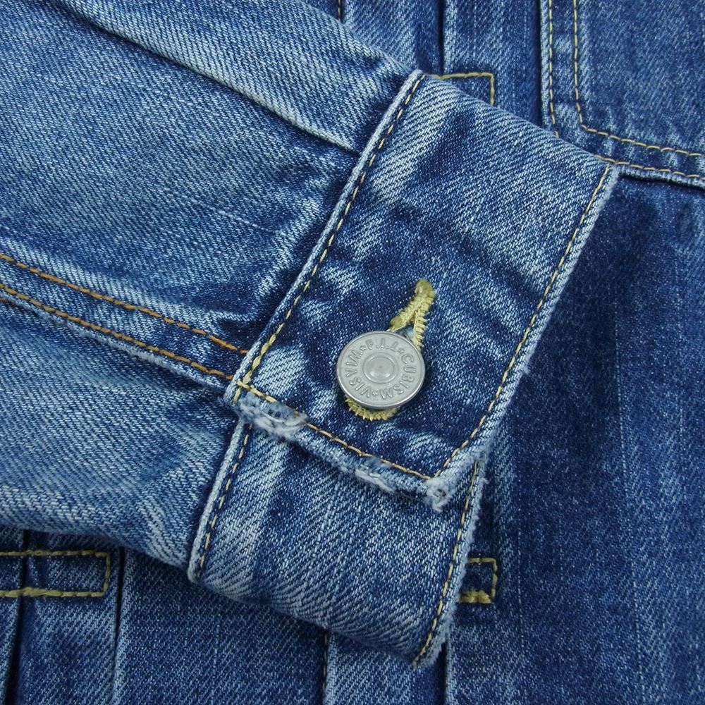 VISVIM ビズビム 18SS 0118105006003 SS 101 JKT DAMAGED デニム ジャケット インディゴブルー系 3【中古】