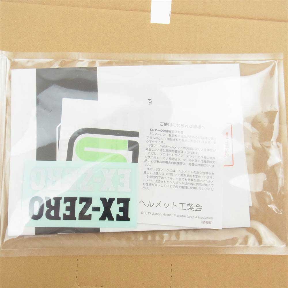 ショウエイ EX-ZERO ヘルメット オフホワイト オフホワイト系 ブラック系 L(59cm)【中古】