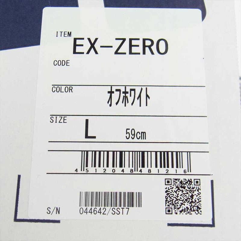 ショウエイ EX-ZERO ヘルメット オフホワイト オフホワイト系 ブラック系 L(59cm)【中古】