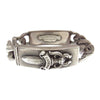 CHROME HEARTS クロムハーツ（原本無） ID DBL FLRL DGGR ダブル ID フローラル ダガー ブレスレット シルバー系【中古】
