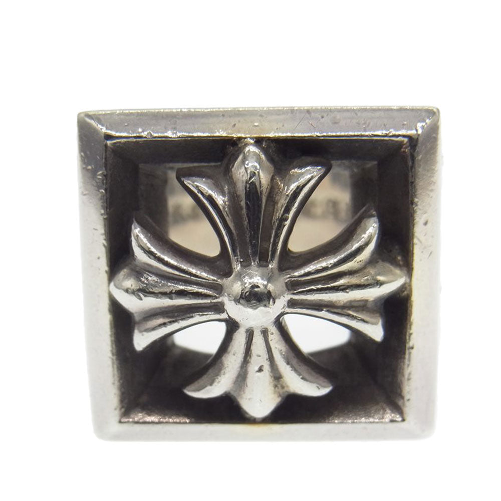 CHROME HEARTS クロムハーツ（原本無） レターブロック CHプラス リング シルバー系 22号【中古】