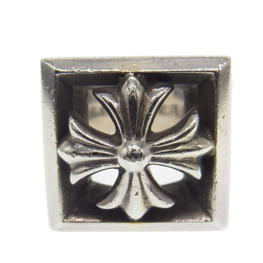 CHROME HEARTS クロムハーツ（原本無） レターブロック CHプラス リング シルバー系 22号【中古】