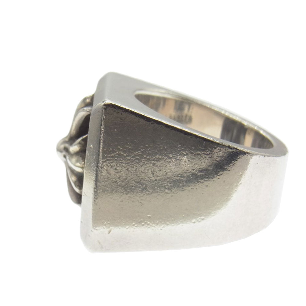 CHROME HEARTS クロムハーツ（原本無） レターブロック CHプラス リング シルバー系 22号【中古】