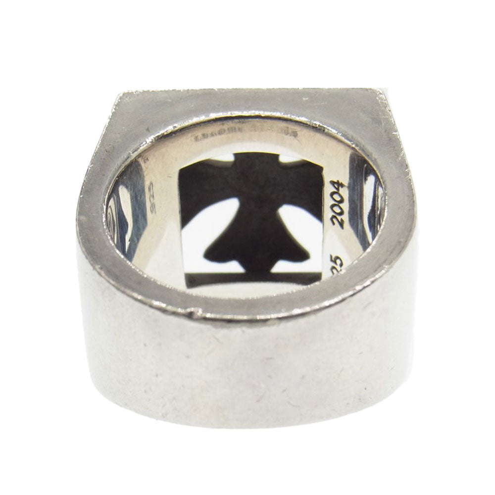 CHROME HEARTS クロムハーツ（原本無） レターブロック CHプラス リング シルバー系 22号【中古】
