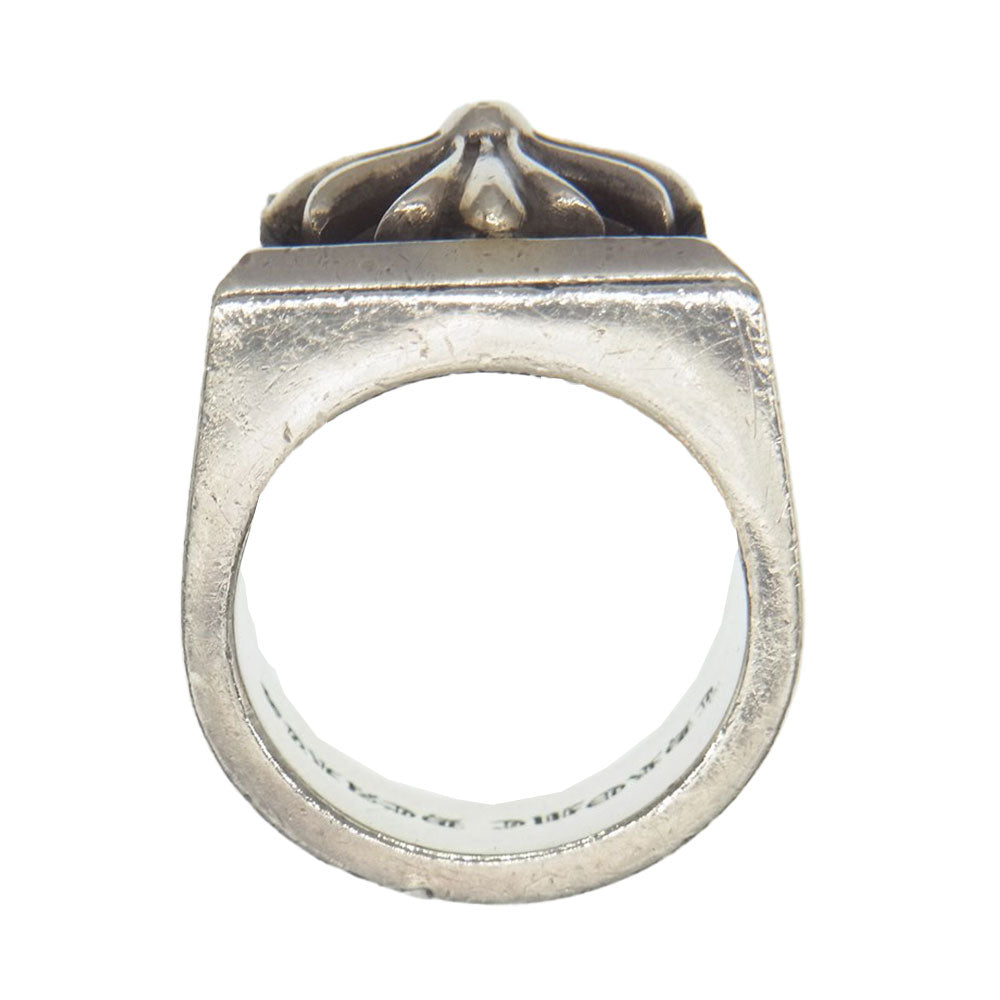 CHROME HEARTS クロムハーツ（原本無） レターブロック CHプラス リング シルバー系 22号【中古】