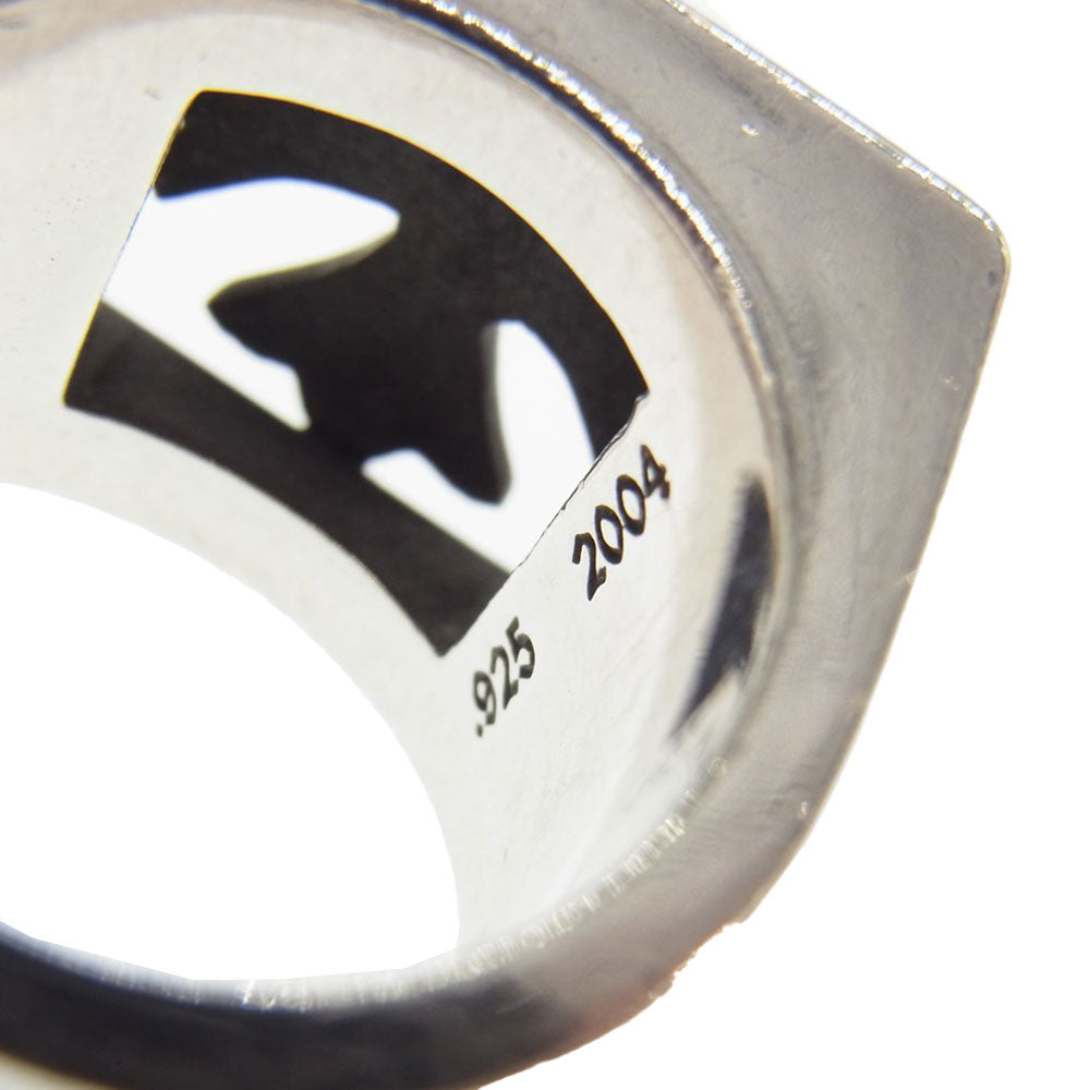 CHROME HEARTS クロムハーツ（原本無） レターブロック CHプラス リング シルバー系 22号【中古】