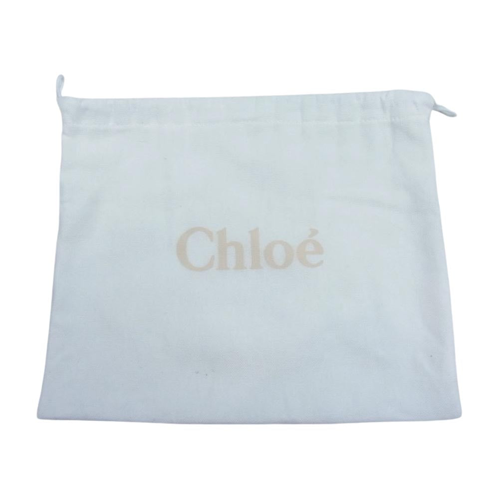 Chloe クロエ CHC19AS193 クロエシー レザー ショルダー バッグ ベージュ系【中古】