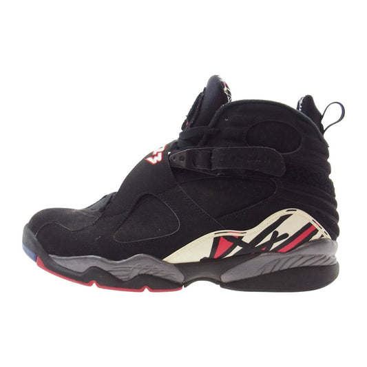 NIKE ナイキ 305381-061 AIR JORDAN 8 エアジョーダン RETRO レトロ ハイカット スニーカー  ブラック系 30cm(US12)【中古】