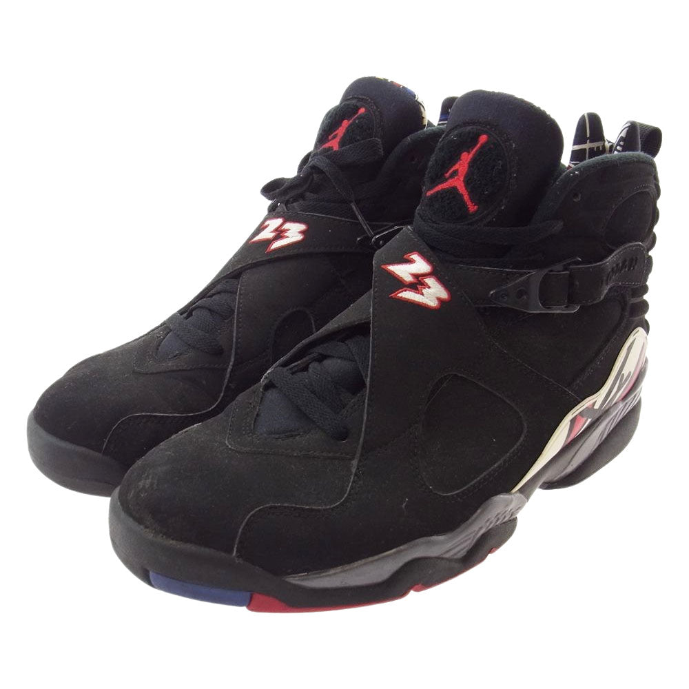 NIKE ナイキ 305381-061 AIR JORDAN 8 エアジョーダン RETRO レトロ ハイカット スニーカー  ブラック系 30cm(US12)【中古】