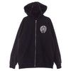 CHROME HEARTS クロムハーツ（原本無） ホノルル限定 ホースシュー ジップアップ フーディ パーカー ブラック系【中古】