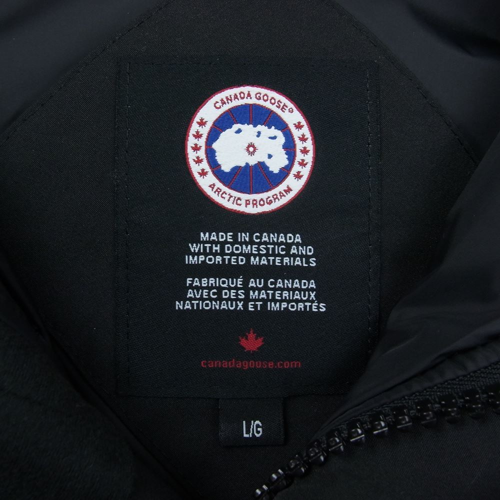 CANADA GOOSE カナダグース 2301JM 国内式品 サザビーリーグ RUSSELL PARKA ラッセルパーカー ダウン ジャケット ブラック系 L【中古】