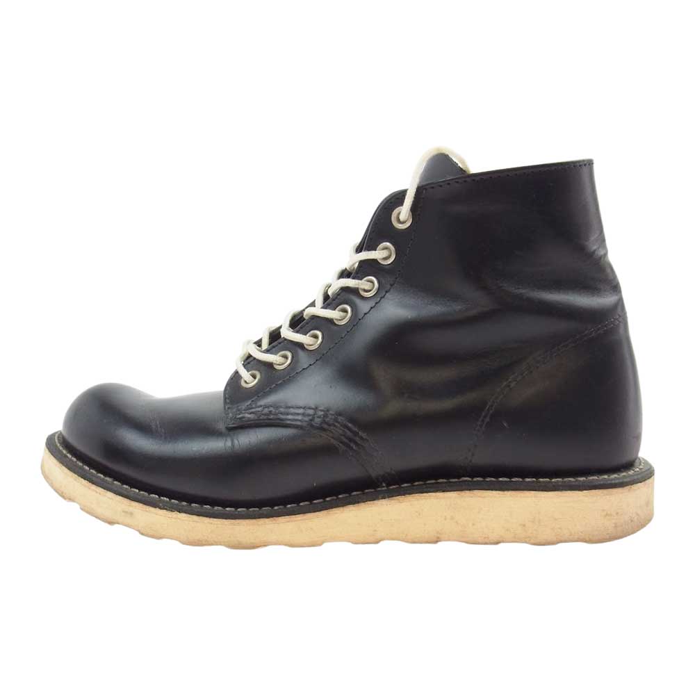 RED WING レッドウィング 8823 ×FREAK'S STORE フリークスストア CLASSIC ROUND TOE クラシック ラウンド トゥ ブーツ ブラック系 US7.5(25.5cm)【中古】