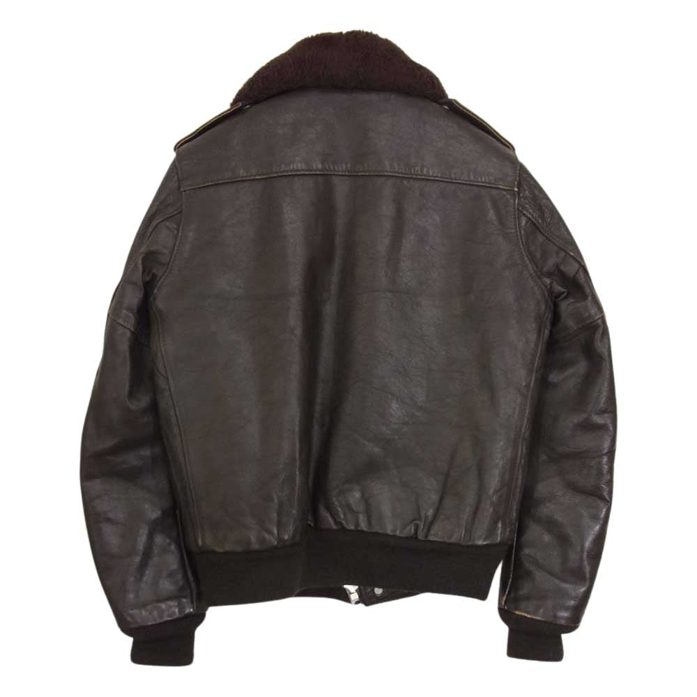 schott ショット TYPE G-1 レザーフライト ジャケット ブラウン系 36【中古】
