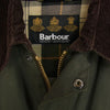 Barbour バブアー 1602128 英国製 国内正規品  BEDALE SL ビデイルスリムフィット オイルド ジャケット カーキ系 34【中古】