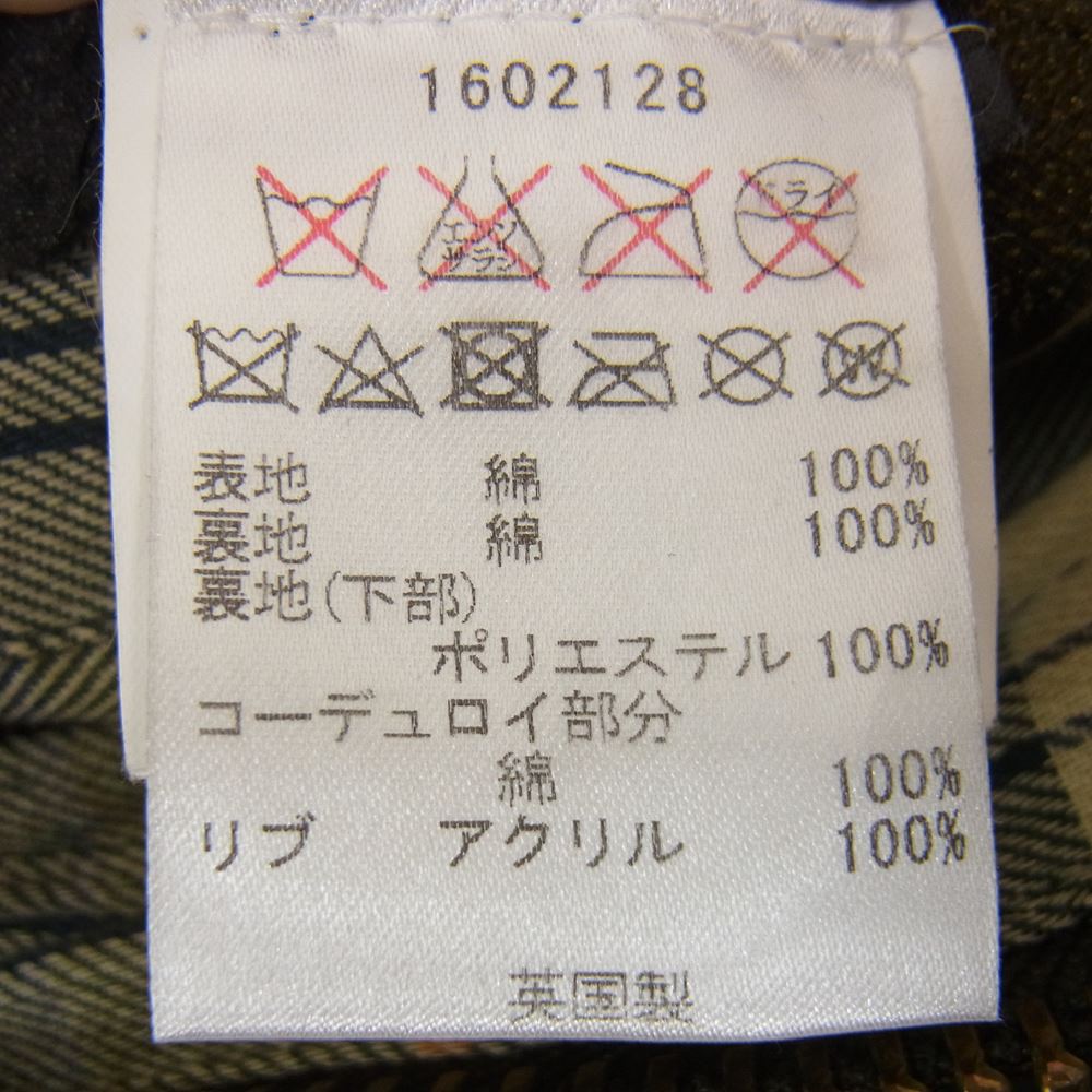 Barbour バブアー 1602128 英国製 国内正規品  BEDALE SL ビデイルスリムフィット オイルド ジャケット カーキ系 34【中古】