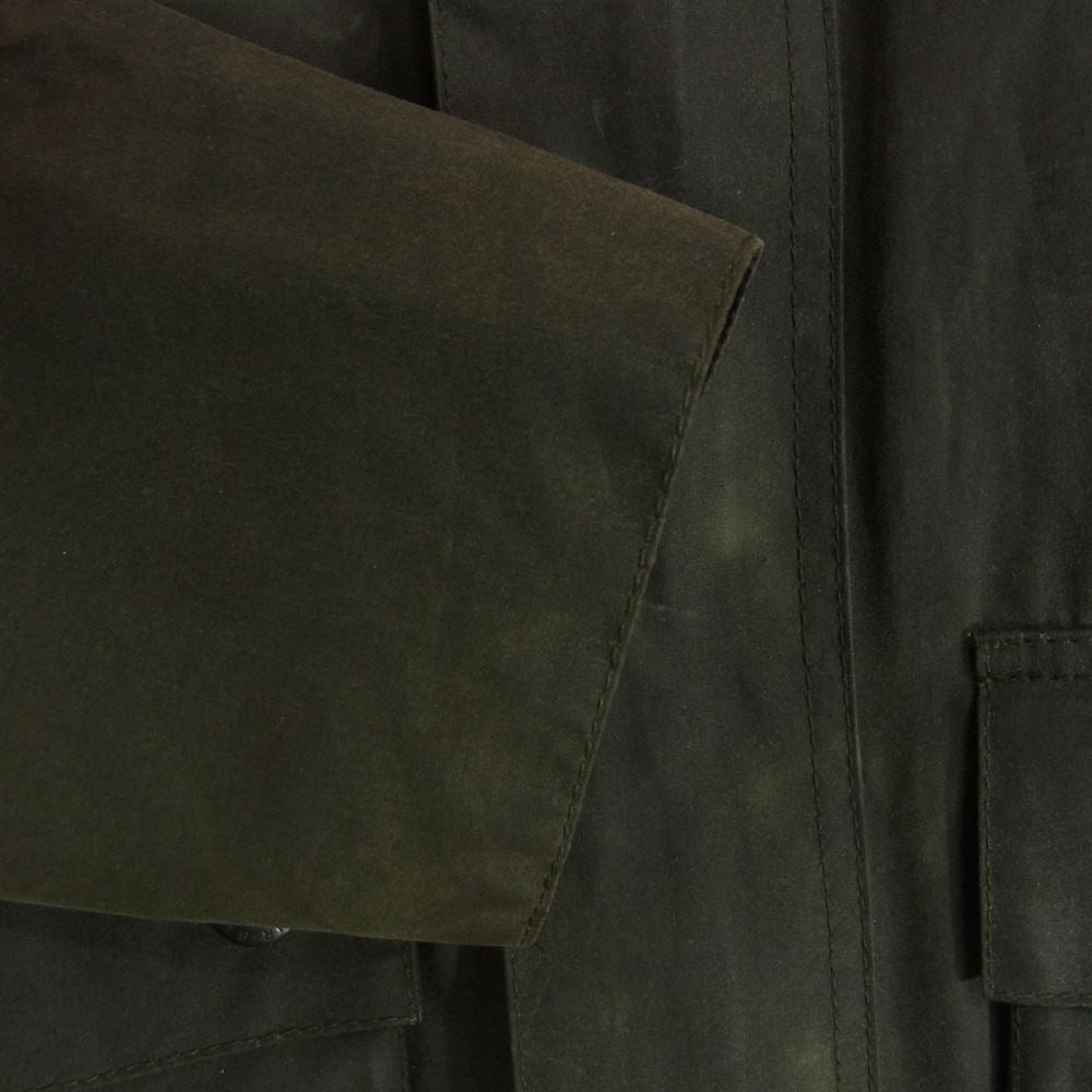Barbour バブアー 1602128 英国製 国内正規品  BEDALE SL ビデイルスリムフィット オイルド ジャケット カーキ系 34【中古】