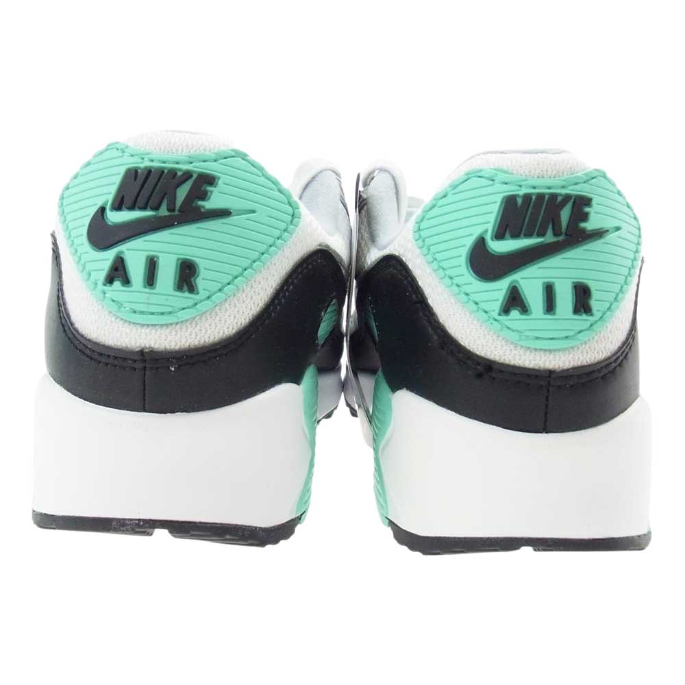 NIKE ナイキ CD0881-100 AIR MAX 90 WHITE PARTICLE GREY HYPER TURQUOISE エアー マックス スニーカー  ホワイト系 ライトグリーン系 25.5cm【新古品】【未使用】【中古】