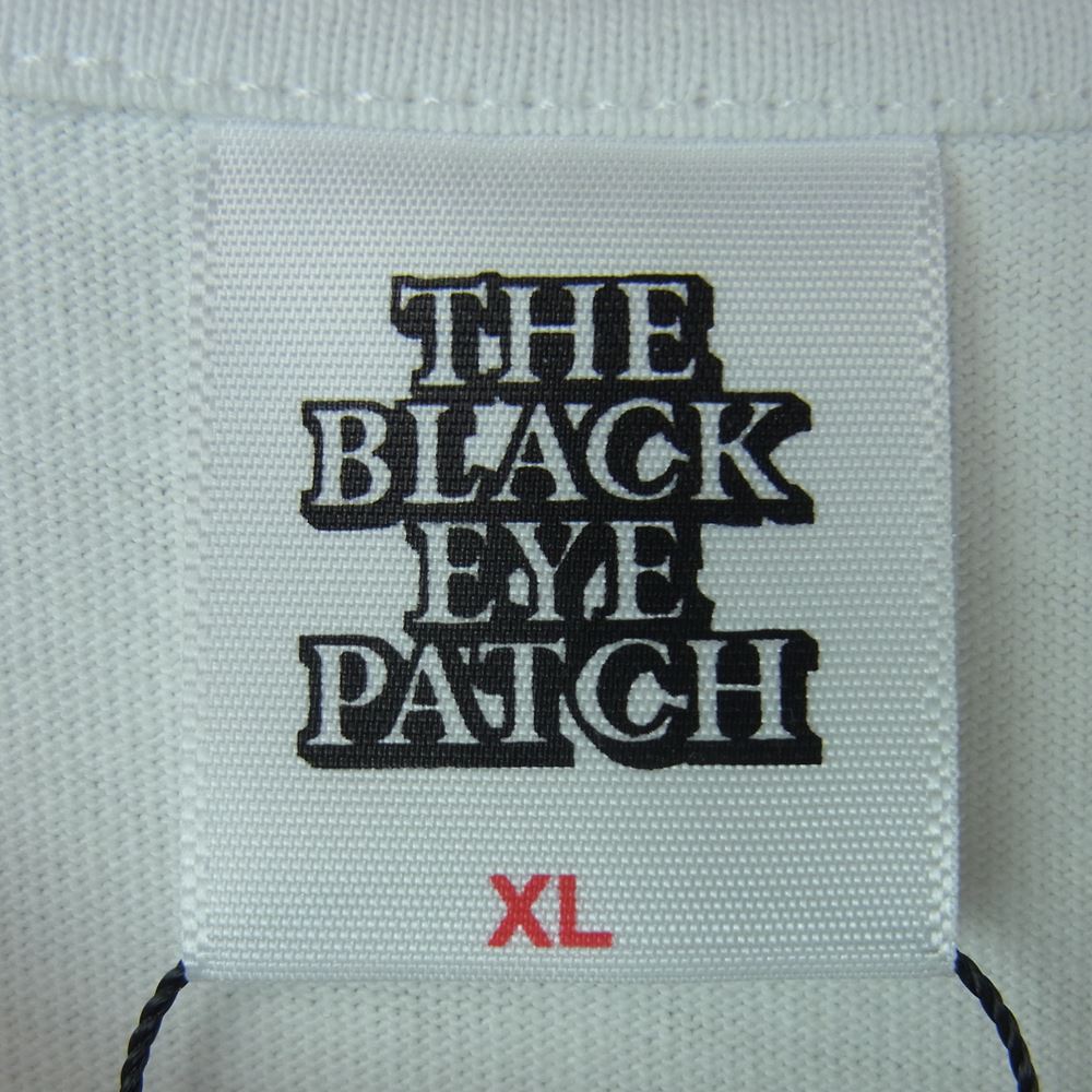 ブラックアイパッチ BEPFW21TE07 HOTロゴ TEE 半袖 Tシャツ ホワイト系 WHITE XL【新古品】【未使用】【中古】