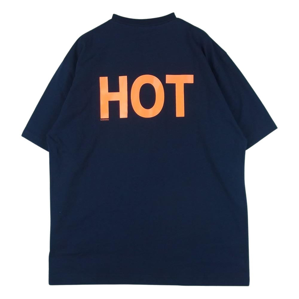 ブラックアイパッチ BEPFW21TE07 HOTロゴ TEE 半袖 Tシャツ ネイビー系 NAVY M【新古品】【未使用】【中古】