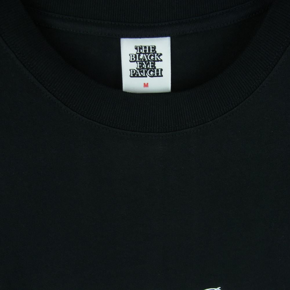 ブラックアイパッチ BEPFW21TE14 ROYAL SCRIPT TEE ロイヤル スクリプト Tシャツ ブラック系 BLACK M【新古品】【未使用】【中古】