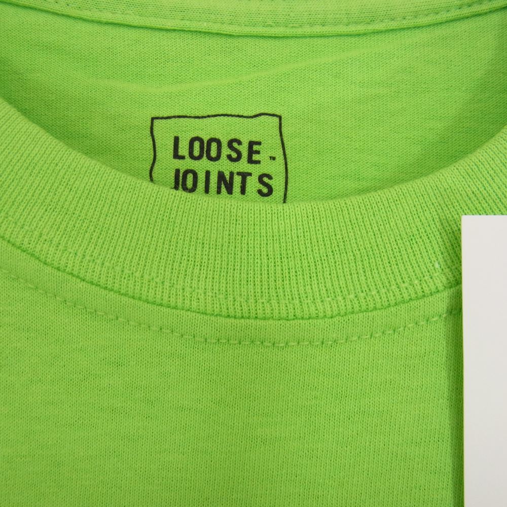ブラックアイパッチ LS SS20-T19 LOOSEJOINTS AEVIL LABELS TEE 半袖 Tシャツ グリーン系 L【新古品】【未使用】【中古】