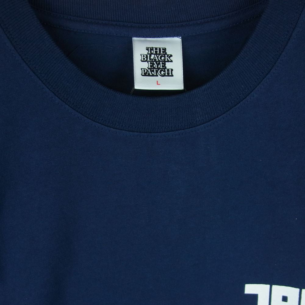 ブラックアイパッチ BEPSS21TE13 TORAICHI TEE 半袖 Tシャツ ネイビー系 NAVY L【新古品】【未使用】【中古】