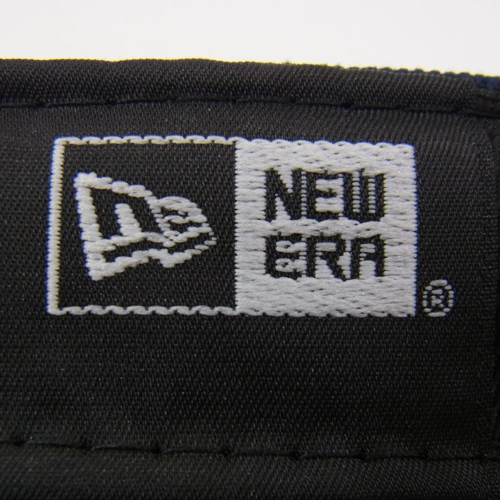 ブラックアイパッチ BEPSS22AC47 × NEW ERA 刺繍 キャップ ネイビー ブラック ブラック系 7 3/8【新古品】【未使用】【中古】