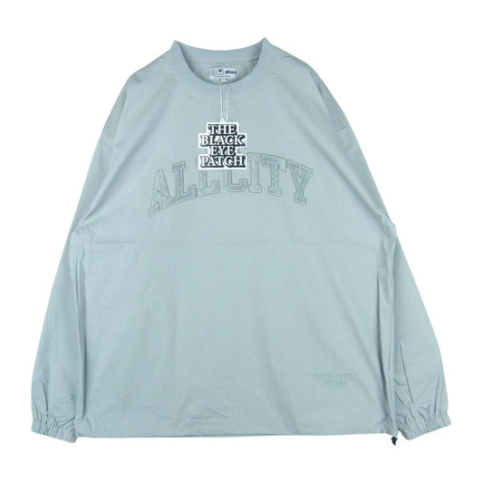 ブラックアイパッチ BEPFW21TP13 ALL CITY NYLON PULLOVER CREW プルオーバー クルー ジャケット グレー系 L【新古品】【未使用】【中古】