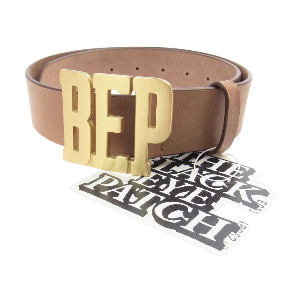 ブラックアイパッチ BEPFW21AC22 BEP バックル レザーベルト ブラウン系【新古品】【未使用】【中古】