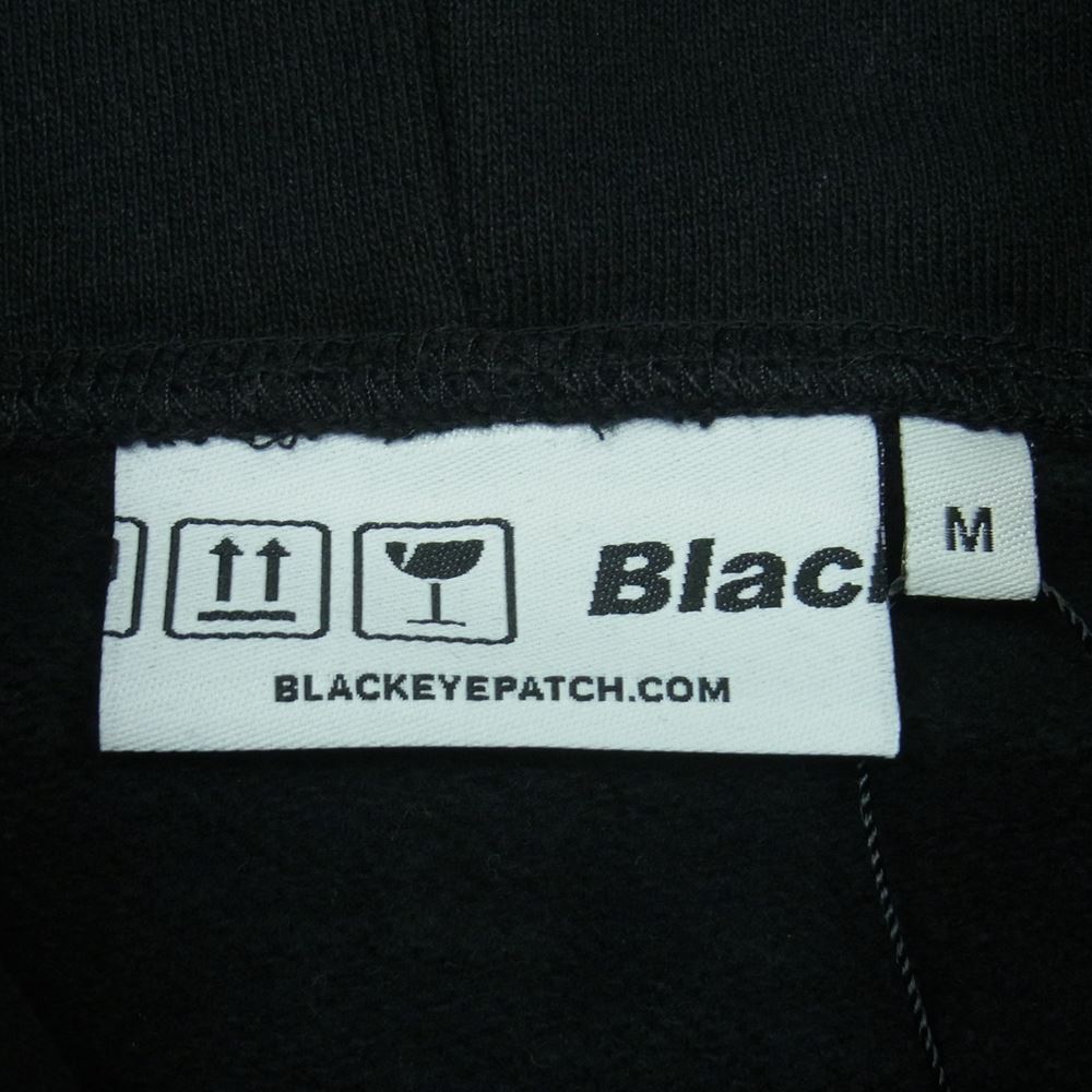 ブラックアイパッチ 21SS BEPSS21TP19 CHILDREN AT PLAY プリント スウェット パーカー フーディ ブラック系 M【新古品】【未使用】【中古】