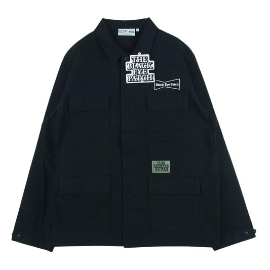 ブラックアイパッチ BEPFW21EI26 Wasted Youth WORK JACKET ワーク ジャケット カバーオール ブラック系 L【新古品】【未使用】【中古】