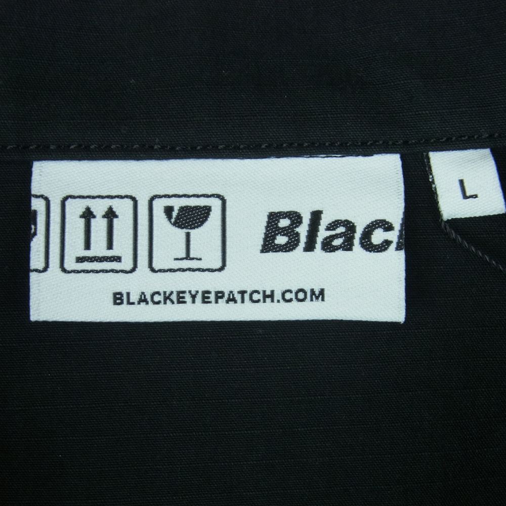 ブラックアイパッチ BEPFW21EI26 Wasted Youth WORK JACKET ワーク ジャケット カバーオール ブラック系  L【新古品】【未使用】【中古】