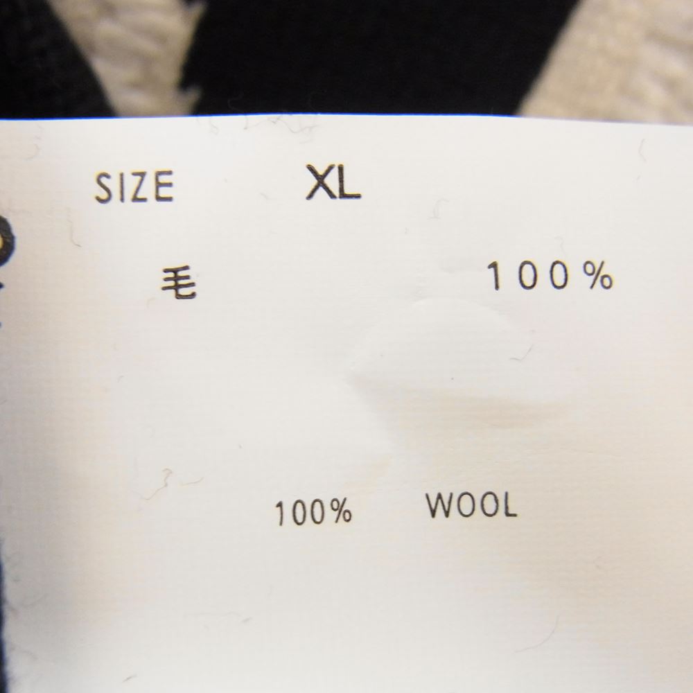 セントマイケル SM-A21-0000-039  WOOL SWTER SIN ウール ニット ブラック系 XL【極上美品】【中古】