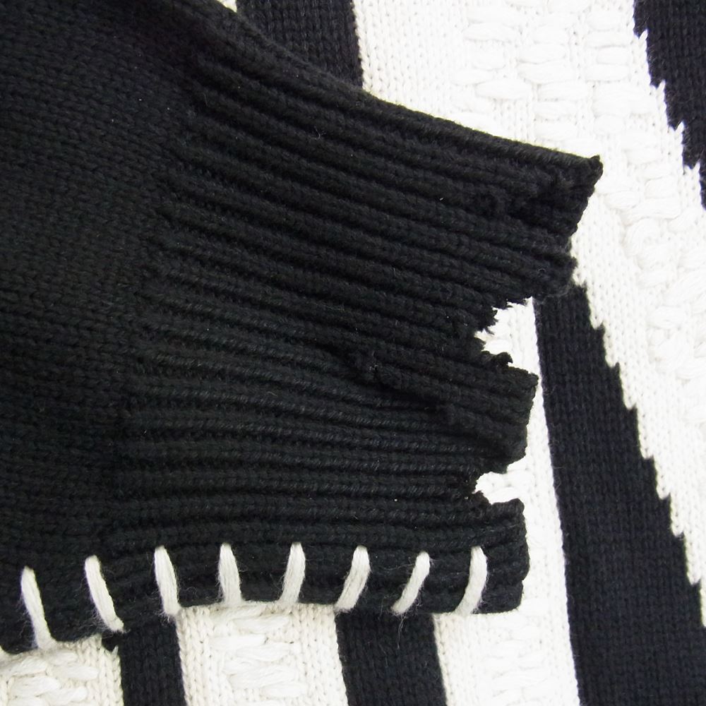 セントマイケル SM-A21-0000-039  WOOL SWTER SIN ウール ニット ブラック系 XL【極上美品】【中古】