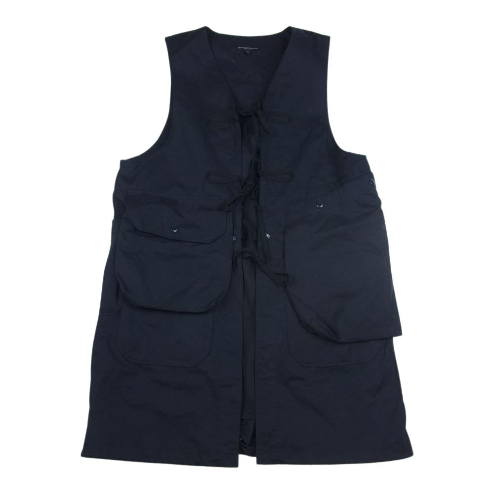 Engineered Garments エンジニアードガーメンツ 22AW Fishing Vest - PC Coated Cloth フィッシング ベスト  ネイビー系 S【中古】