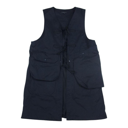 Engineered Garments エンジニアードガーメンツ 22AW Fishing Vest - PC Coated Cloth フィッシング ベスト  ネイビー系 S【中古】
