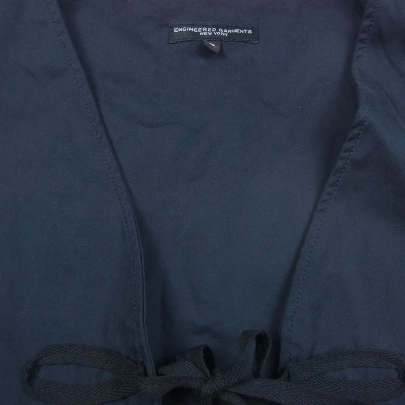 Engineered Garments エンジニアードガーメンツ 22AW Fishing Vest - PC Coated Cloth フィッシング ベスト  ネイビー系 S【中古】