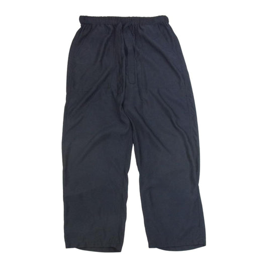 GRAPHPAPER グラフペーパー GM181-40040 cupra easy pant キュプラ イージー パンツ ネイビー系 サイズ表記無【中古】