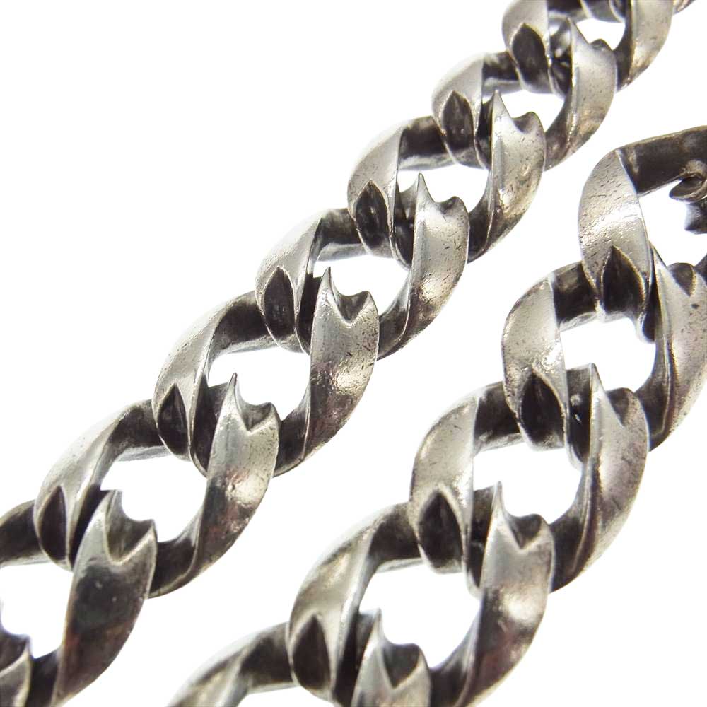 イサムカタヤマ バックラッシュ ウォレットチェーン シルバー/ルビー