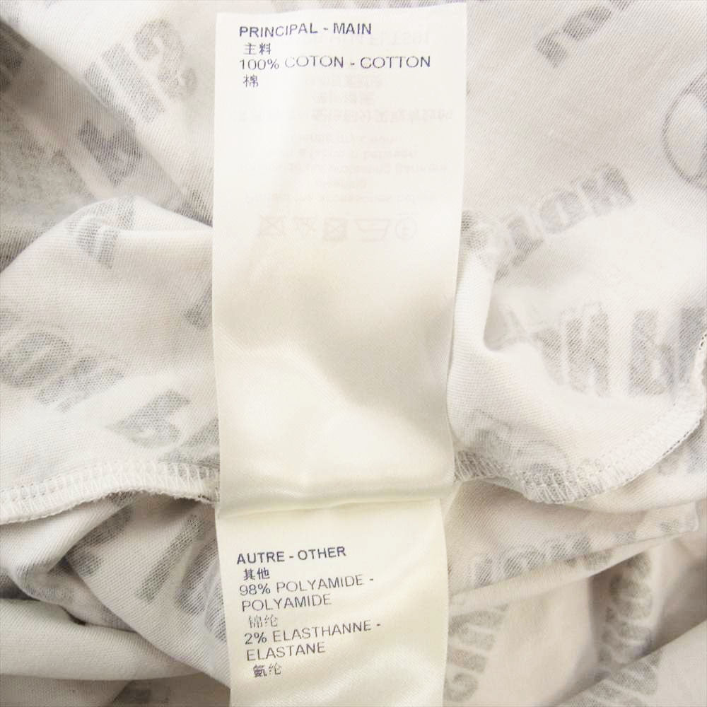 LOUIS VUITTON ルイ・ヴィトン 21AW 1A9BK7 スランテッド シグネチャー ベース 半袖 Tシャツ マルチカラー系 XXL【極上美品】【中古】