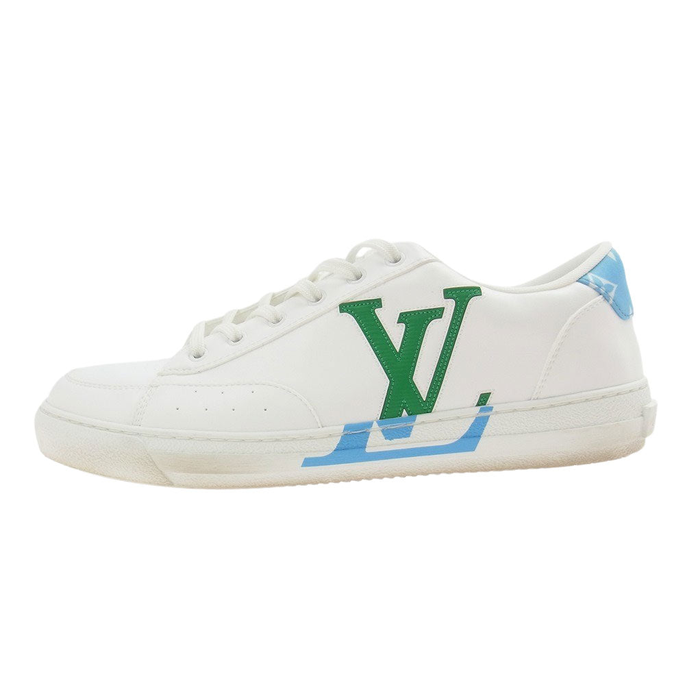 LOUIS VUITTON ルイ・ヴィトン 1AA4BN エピ チャーリー ライン スニーカー ホワイト系 ライトブルー系 9【中古】