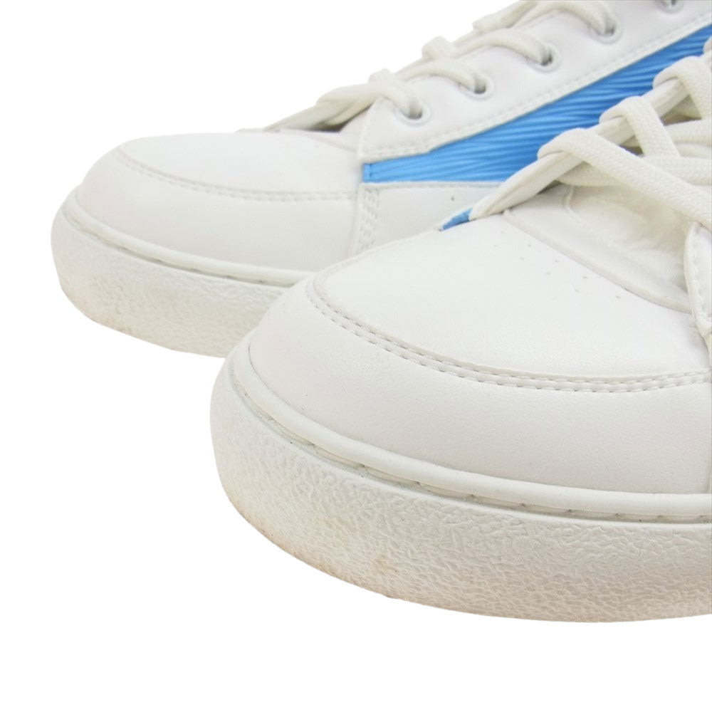 LOUIS VUITTON ルイ・ヴィトン 1AA4BN エピ チャーリー ライン スニーカー ホワイト系 ライトブルー系 9【中古】