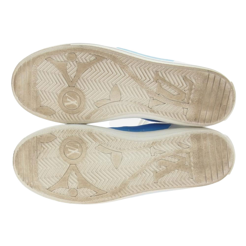 LOUIS VUITTON ルイ・ヴィトン 1AA4BN エピ チャーリー ライン スニーカー ホワイト系 ライトブルー系 9【中古】